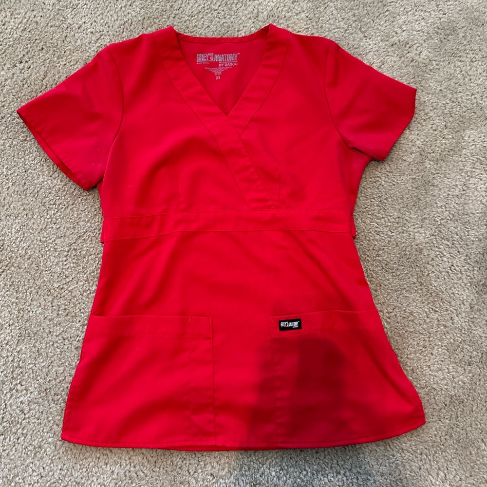 Greys Anatomy Scrub Top